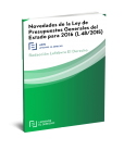 Novedades de la Ley de Presupuestos Generales del Estado para 2016 (L 48/2015) vignette