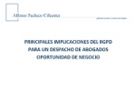 Principales implicaciones del RGPG para un despacho de abogados vignette